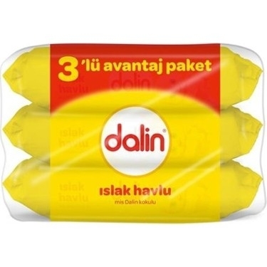 Dalin 56 Yaprak 3’lü Paket Islak Mendil X 8 Adet