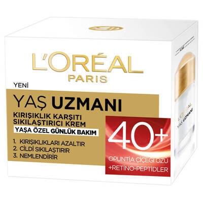 L’Oréal Paris Yaş Uzmanı 40+ Kırışıklık Karşıtı Sıkılaştırıcı Krem 50 Ml