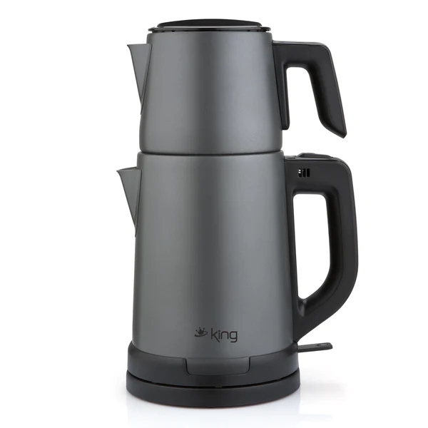 King KCM331 TeaPro Inox Çay Makinesi Antrasit