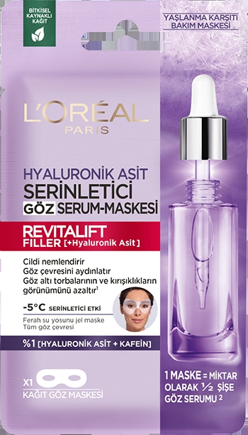 L’Oreal Paris Revitalift Filler Serinletici Göz Serum Maskesi 6 lı