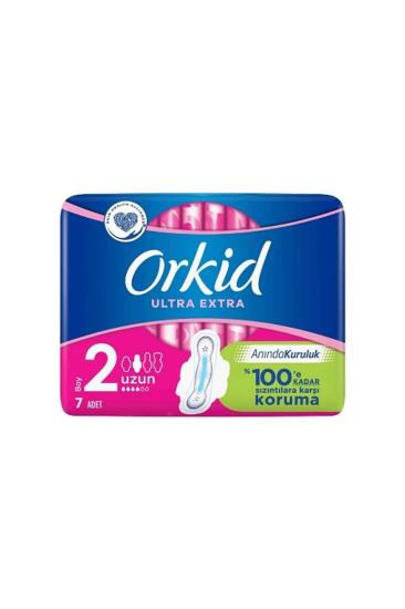 Orkid Ultra Extra Uzun Boy 2 Hijyenik Ped 7’li