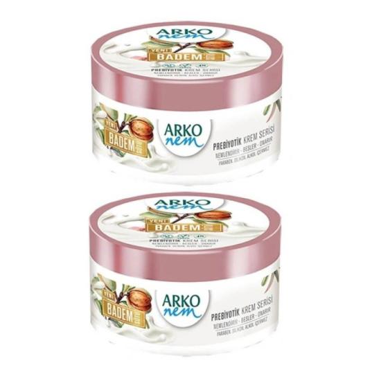 Arko Nem Krem Prebiyotik Badem Sütü 250 ml 2 Li