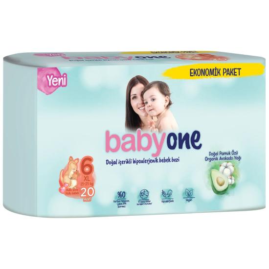 Babyone Gece 6 Numara XL 80’li Bebek Bezi