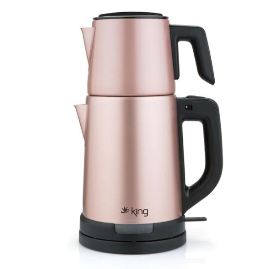 King KCM331 TeaPro Inox Çay Makinesi Rose