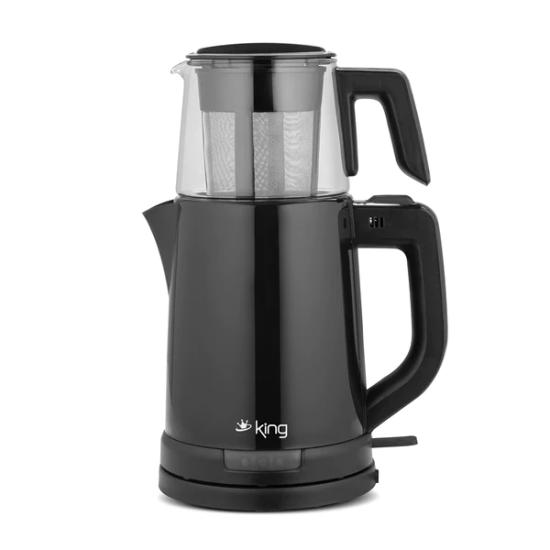 King KCM332 TeaPro Plastik Çay Makinesi-Siyah